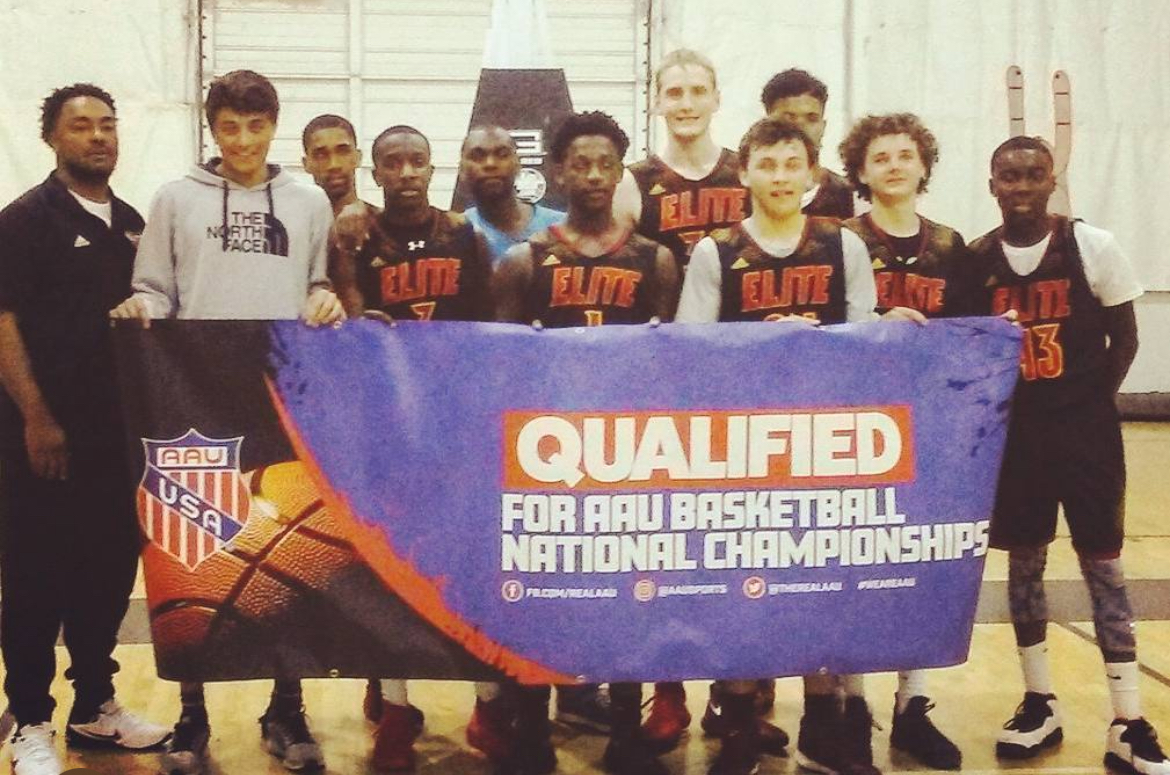 Coach Kai with AAU National Championship qualifying team